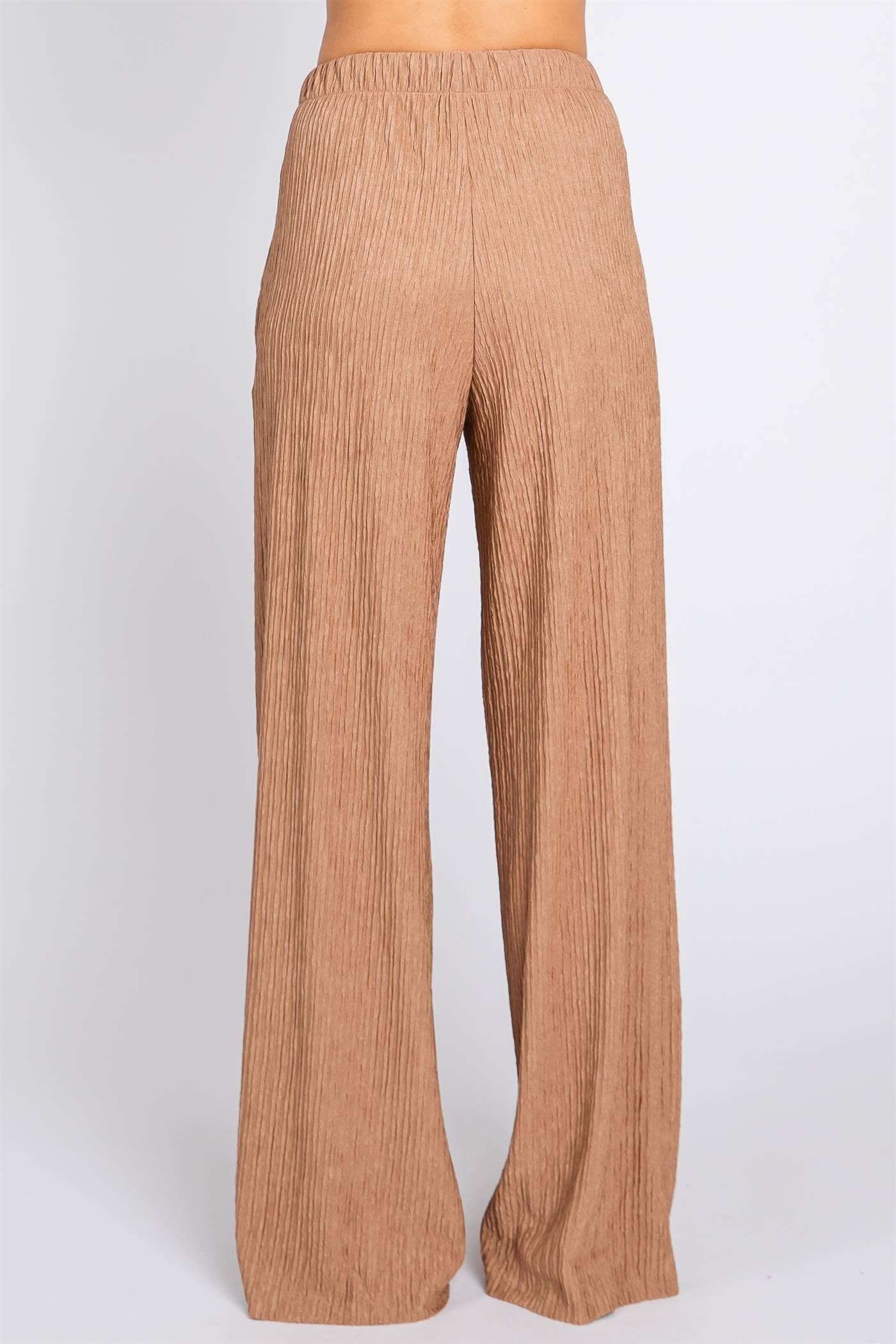 GeeGee Plus Rib Knit Pants- (Web)