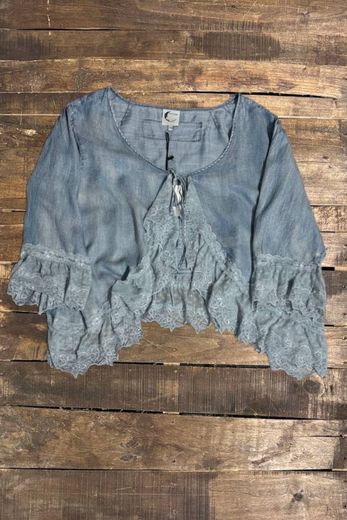 Jaded Gypsy - Alluring Romance Jacket - Chambray