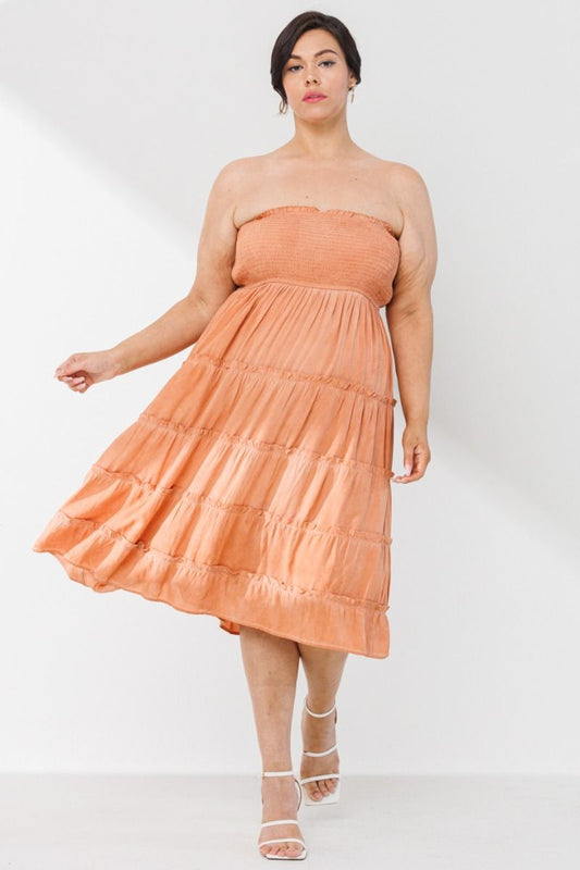 Oddi - Washed Rust Convertible Skirt/Dress
