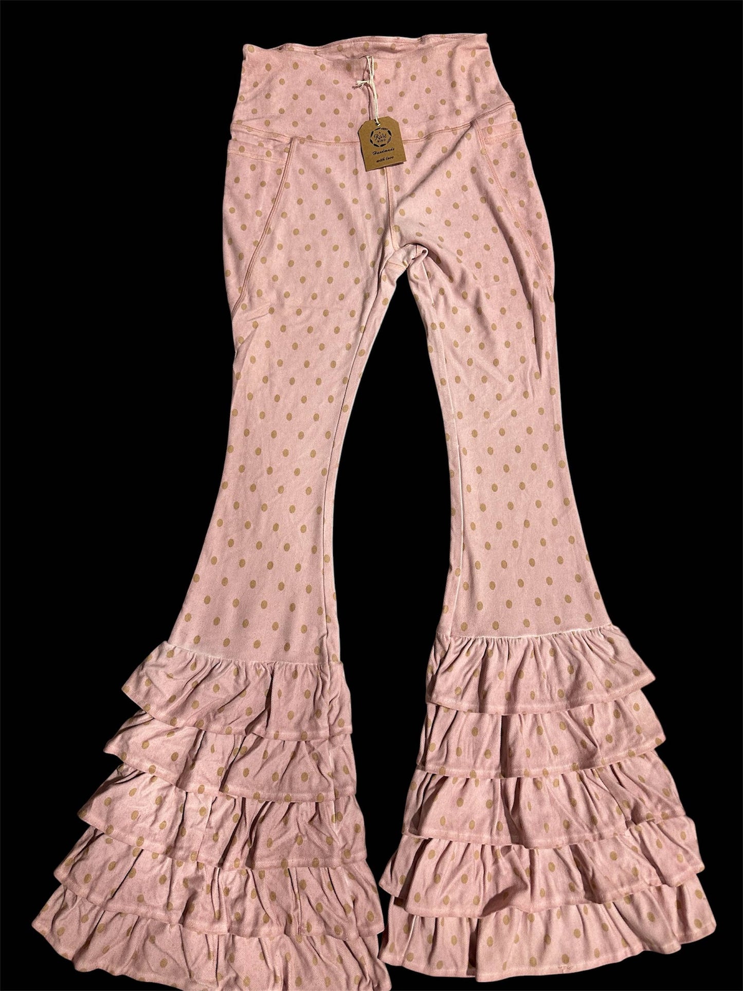 A Rare Bird Shop - Pink Polka Dot Leggings