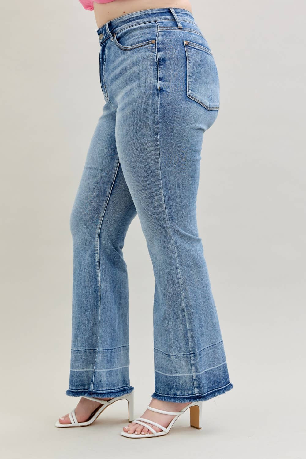 Judy Blue Jeans - HW "Tummy Control " w/ Release Hem Flare