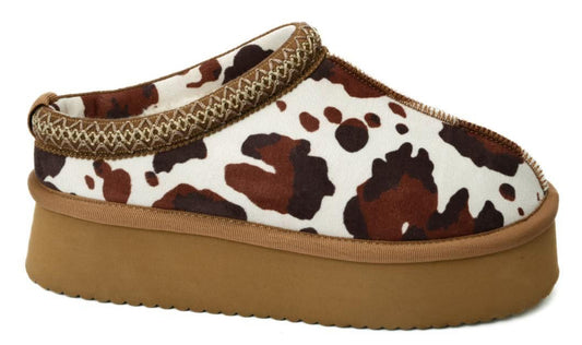 Corkys Pillow Talk Booties- Brown Cow