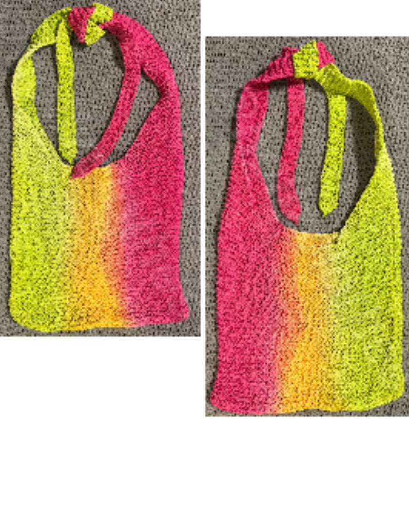 UO NWOT Monaco Tie-Dye Raffia Hobo Bag