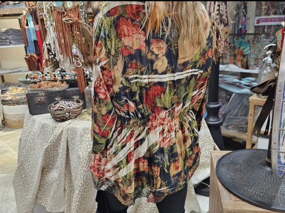 Crush Velvet One Size Top By A Rare Bird