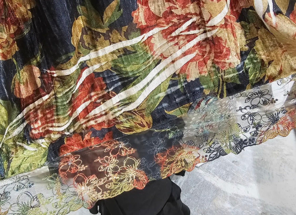Crush Velvet One Size Top By A Rare Bird