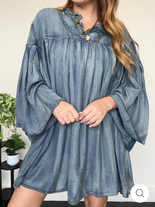 Jaded Gypsy - Pleated Together Tunic