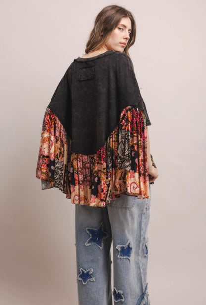 Rock & Roll Oversized Poncho