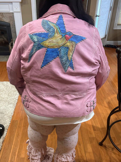 A Rare Bird Leather Starling Jacket