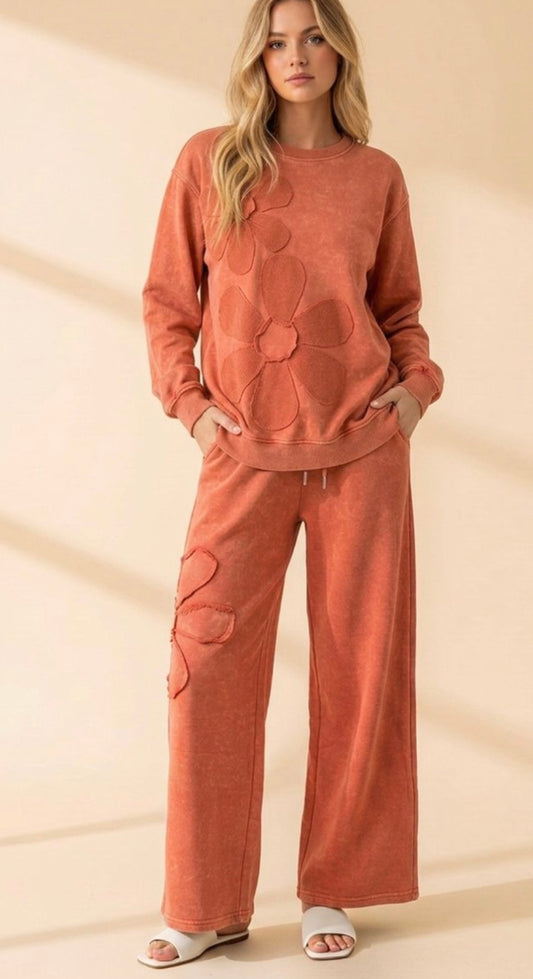 Soft Knit Wide Leg Pants
