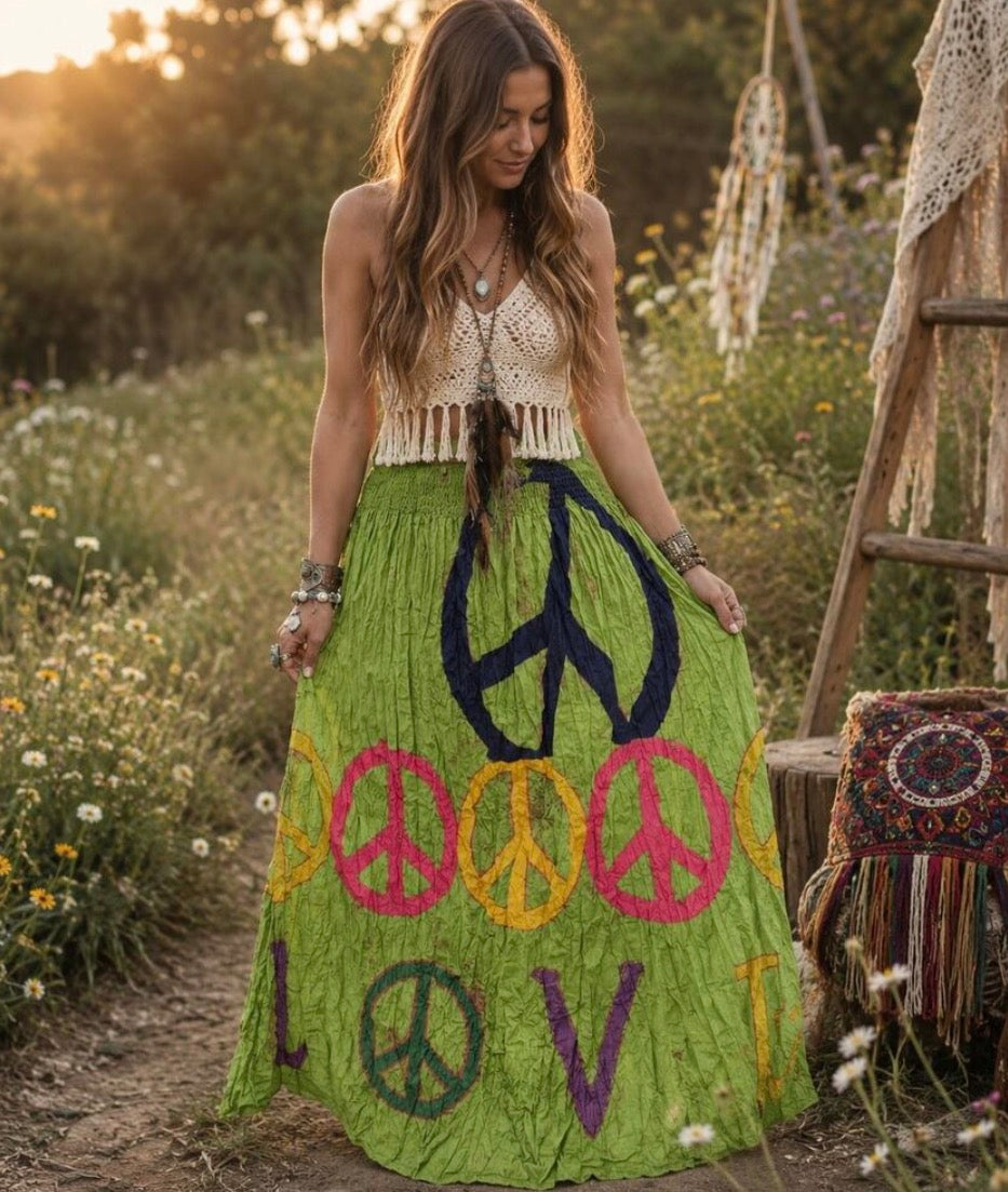 A Rare Bird Peace & Love Skirt/Dress