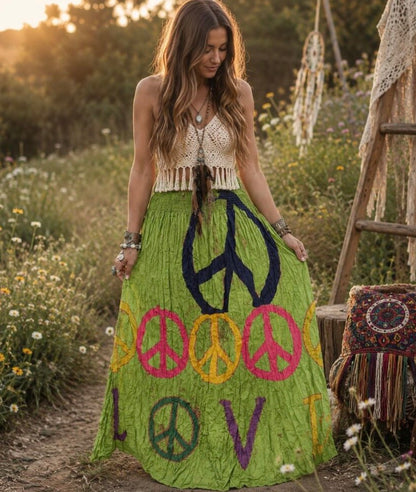 A Rare Bird Peace & Love Skirt/Dress