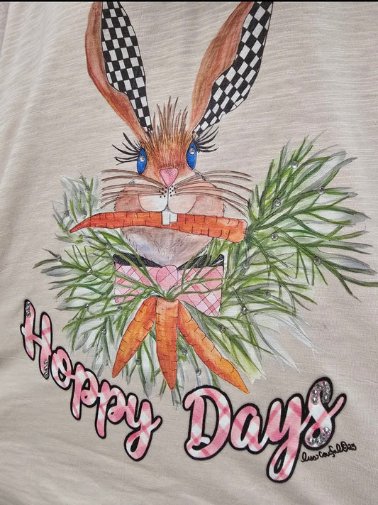 Hoppy Days Blinged Tee By A Rare Bird