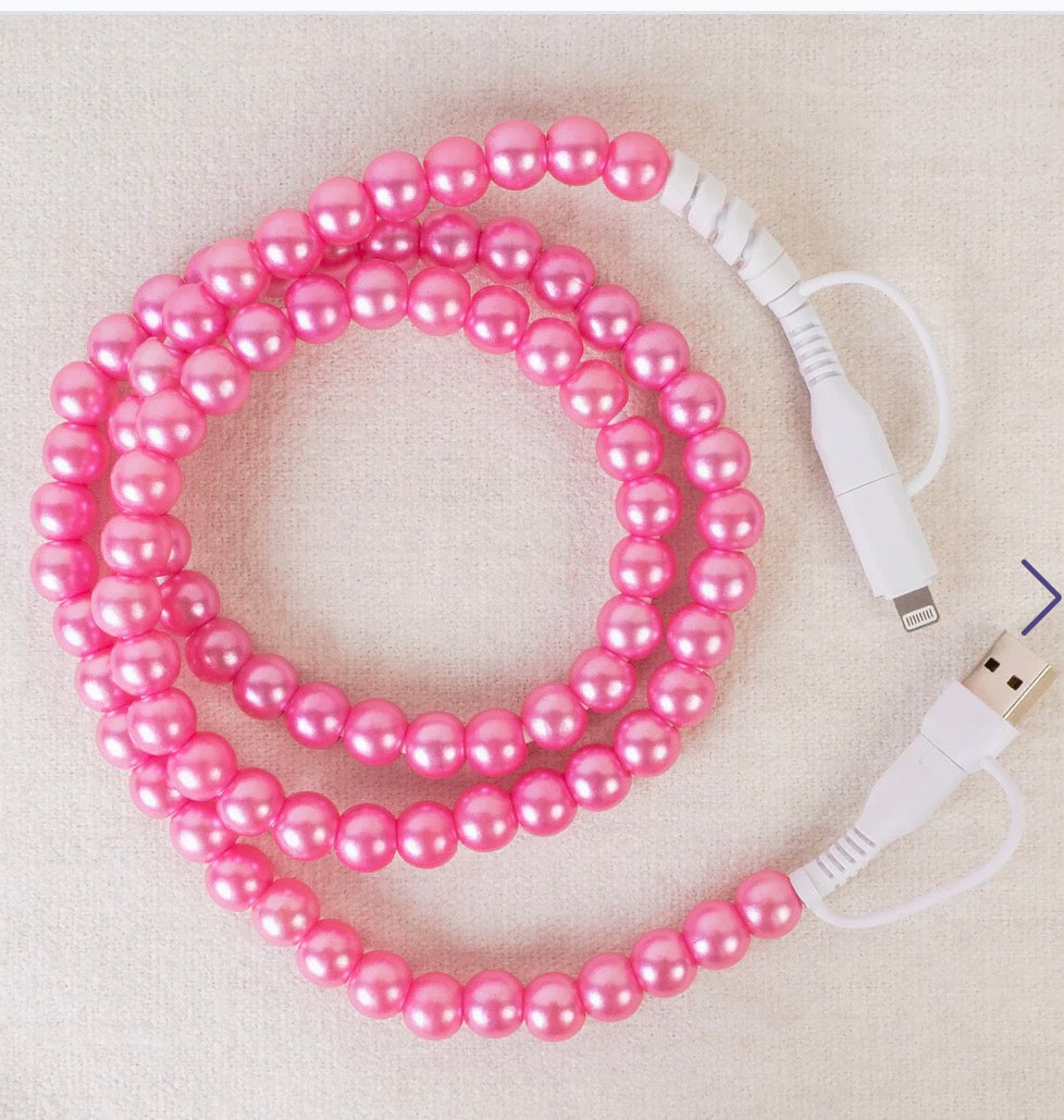 4-in-1 Beaded Charging Cable -