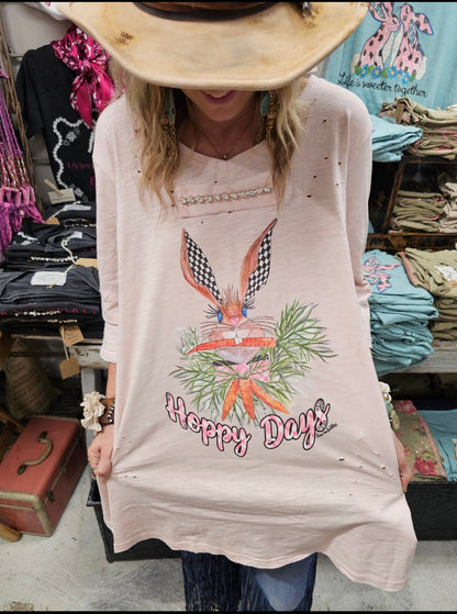Hoppy Days Blinged Tee By A Rare Bird