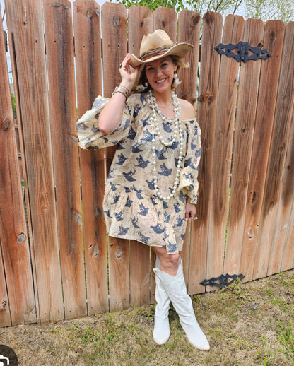 Birdie Tunic Shirt Dress