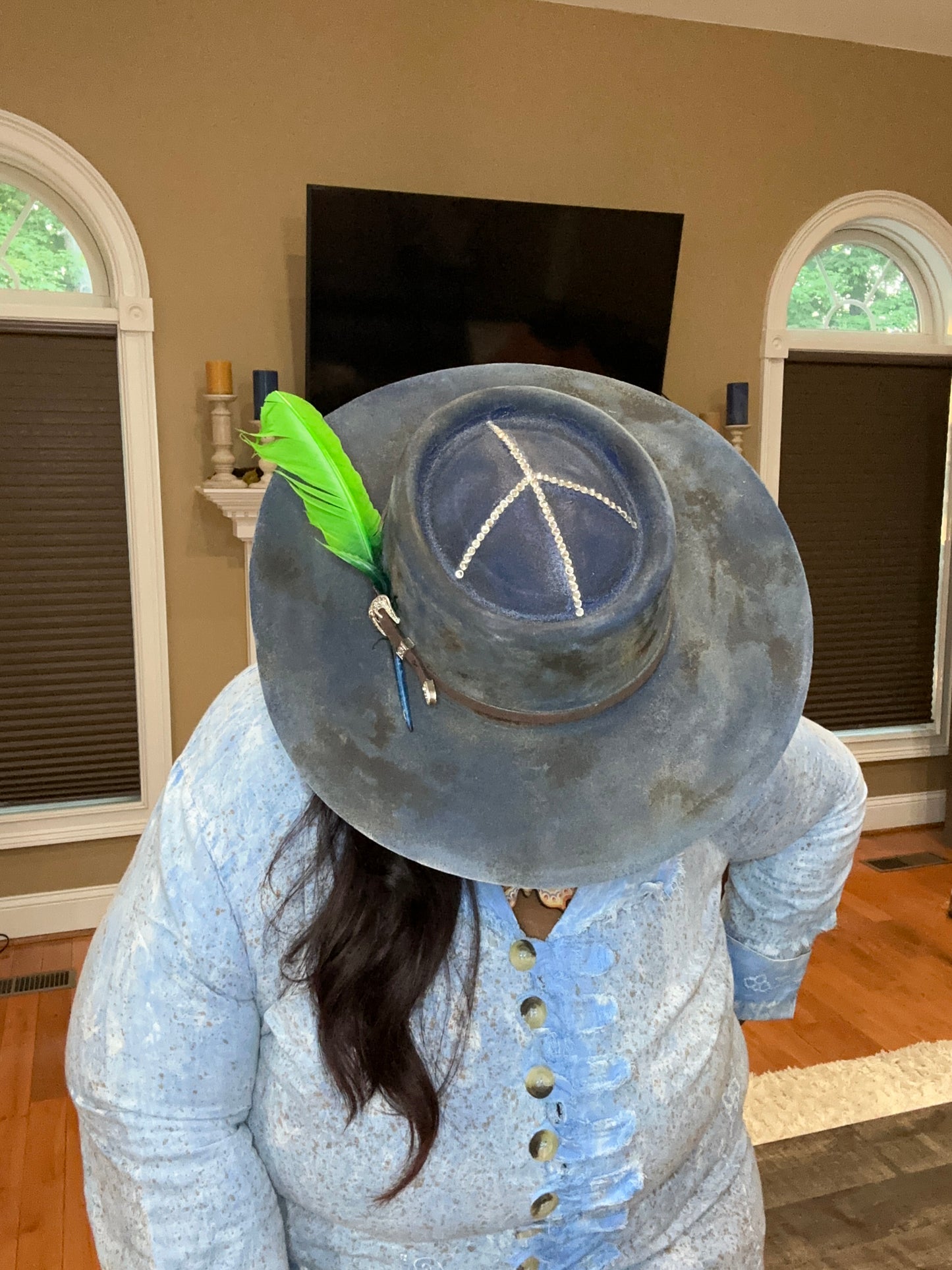 Bling Peace Sign Hat By A Rare Bird
