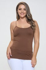 Coffee Seamless Cami Tank Top