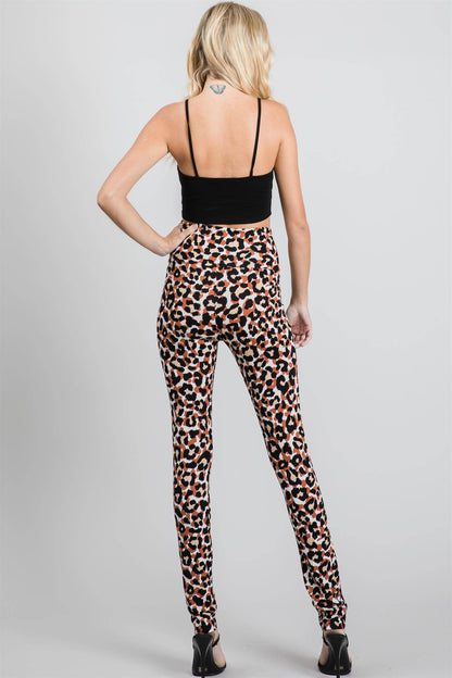 GeeGee Leopard Print Leggings