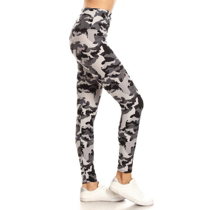 Leggings Depot - 5" Yoga Band Buttery Soft High Waist Print Leggings