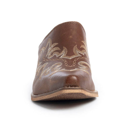 Myra Bag - Ximena Ranch Mules in Chocolate Brown