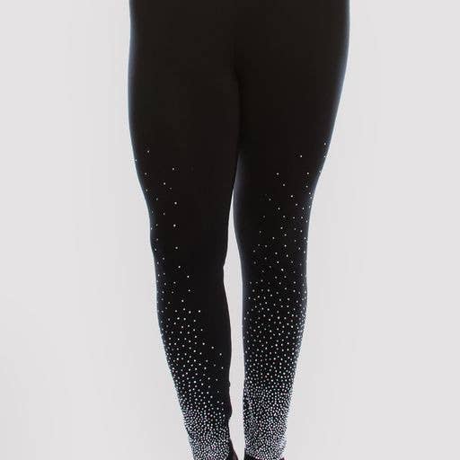 VOCAL -Curvy Leggings With Stones