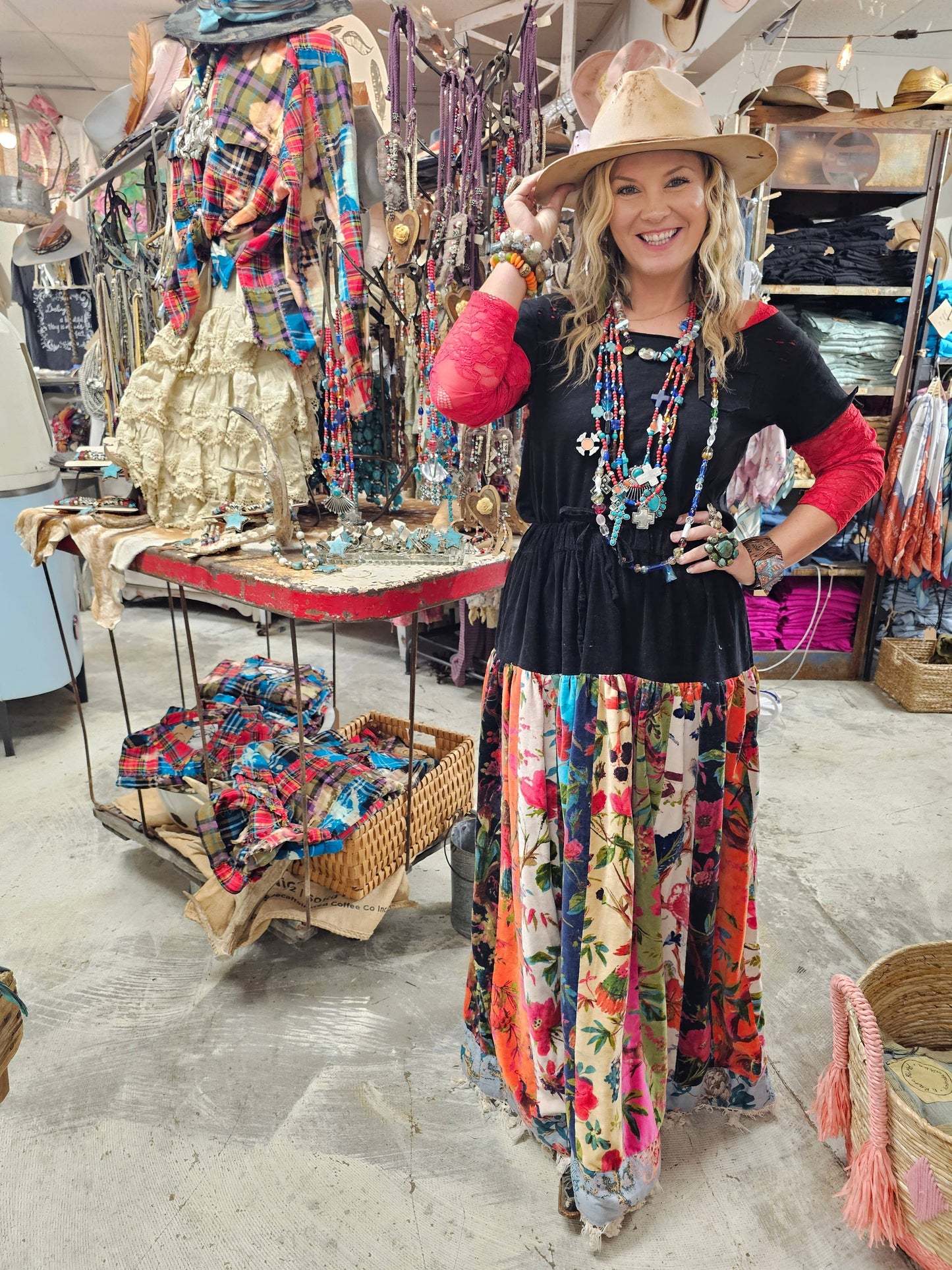 A Rare Bird Shop - Velvet Convertible Skirt/Dress