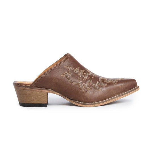 Myra Bag - Ximena Ranch Mules in Chocolate Brown
