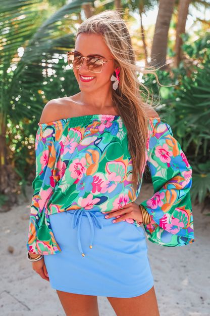 Jess Lea - Always Happy Off The Shoulder Top-2X