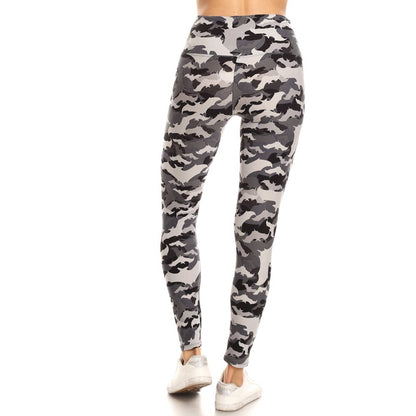 Leggings Depot - 5" Yoga Band Buttery Soft High Waist Print Leggings