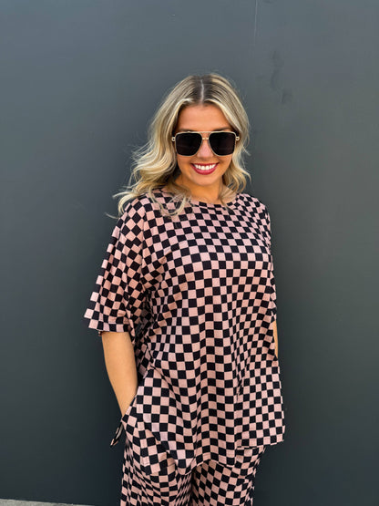 BLAKELEY - CHECK ME OUT SIDE SLIT TOP- NEUTRALS