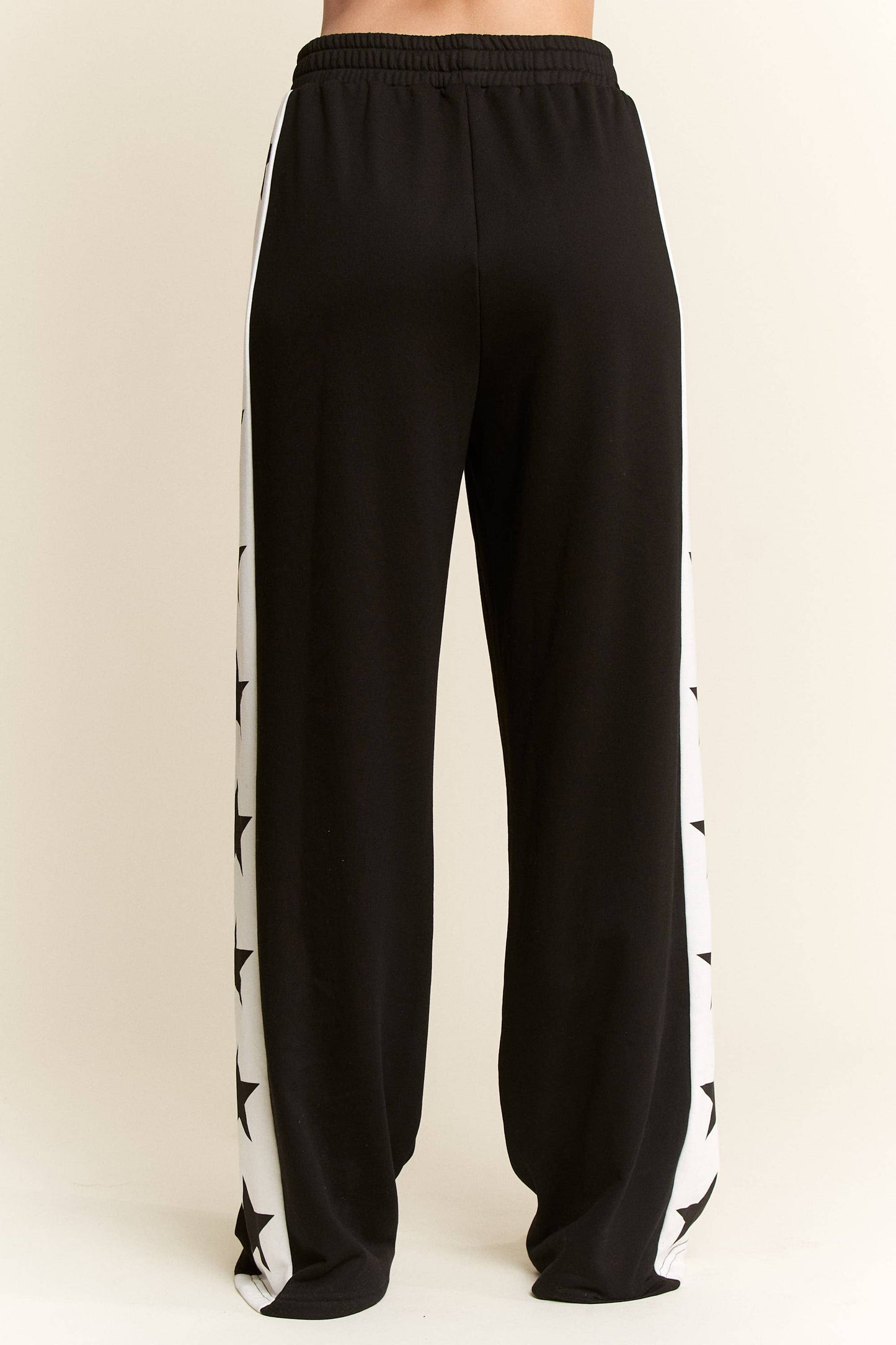 JADE BY JANE -STAR STRIPED SWEATPANTS