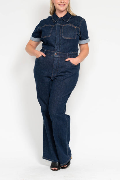 Judy Blue Jeans - HW Tummy Control Jumpsuit Straight
