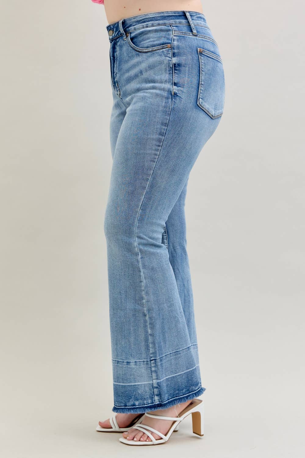 Judy Blue Jeans - HW "Tummy Control " w/ Release Hem Flare