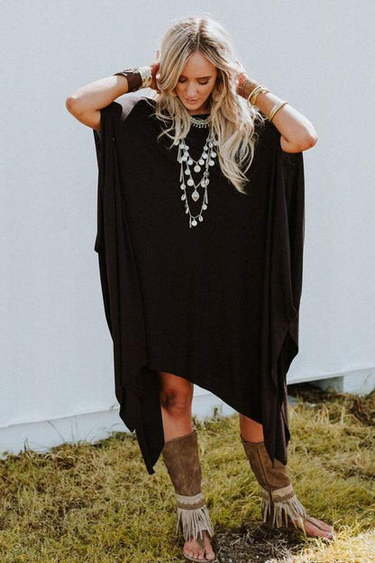 Three Bird Nest - The Wren Tunic - Black