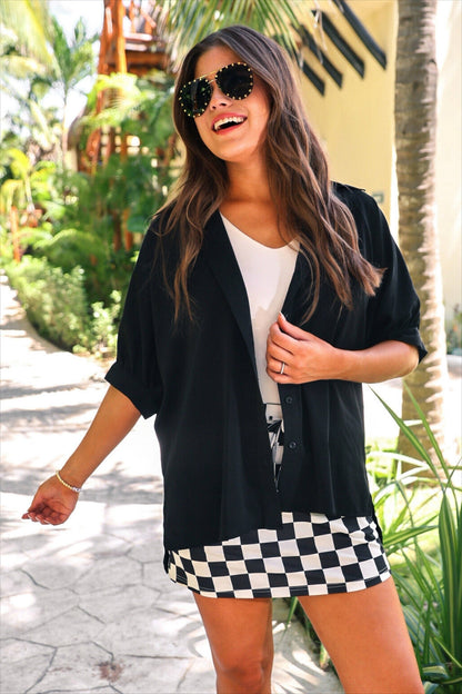 Jess Lea - Checkerboard Checkered Skort