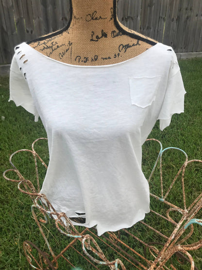 A Rare Bird Shop - White Rag Tee