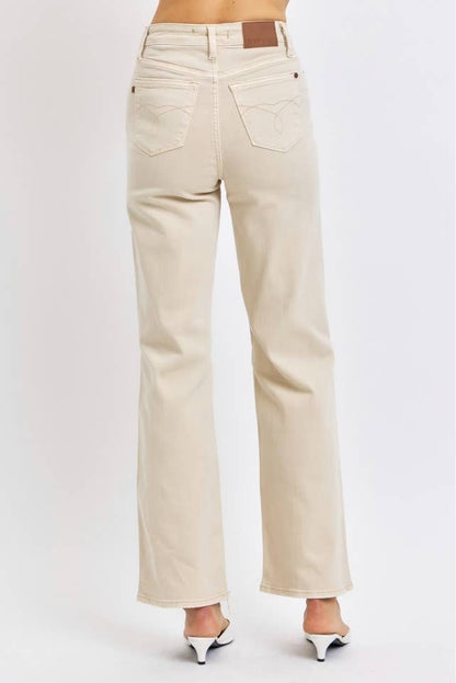 Judy Blue Jeans - HW Garment Dyed Destroy 90's Straight