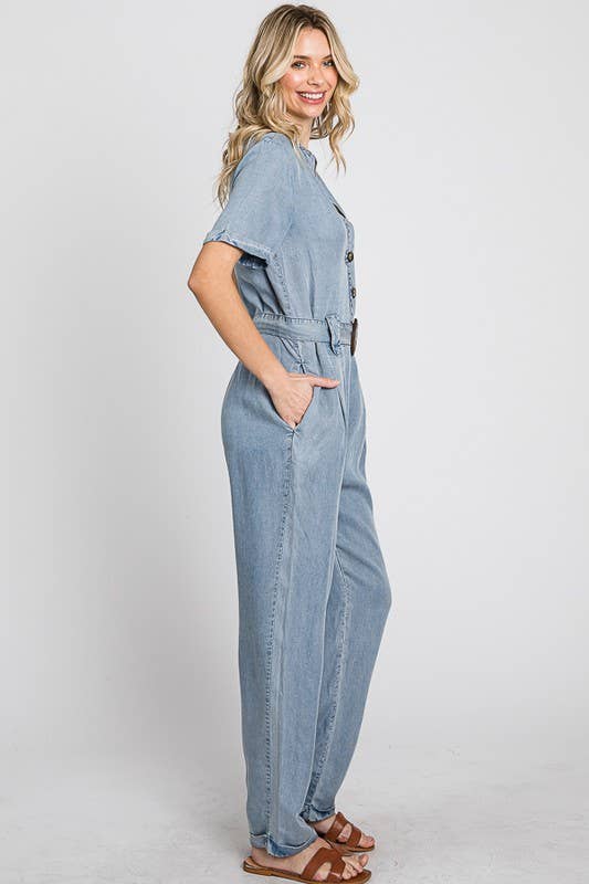 GeeGee Denim Jumpsuit