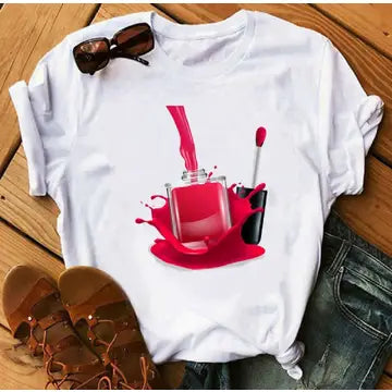 Red Lippie Graphic T-Shirt